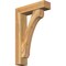 Ekena Millwork Legacy Block Rough Sawn Bracket w/ Offset Brace, Western Red Cedar, 6"W x 22"D x 34"H BKT0604X22X34LEC05RWR - alternate 1